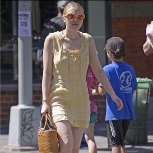 REFORMATION Helene Linen Dress